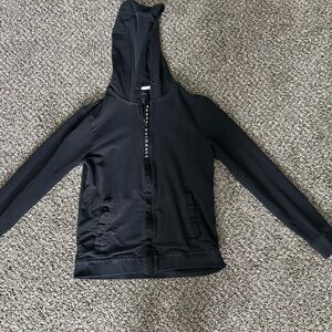 Black Zip-Up Hoodie